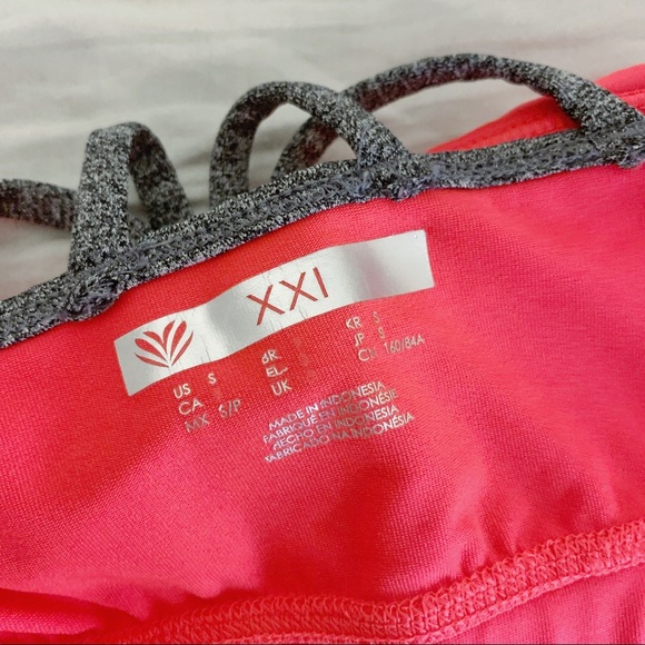 Neon Pink F21 Sports Bra - Picture 3 of 3